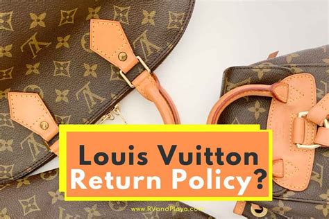 louis vuitton return